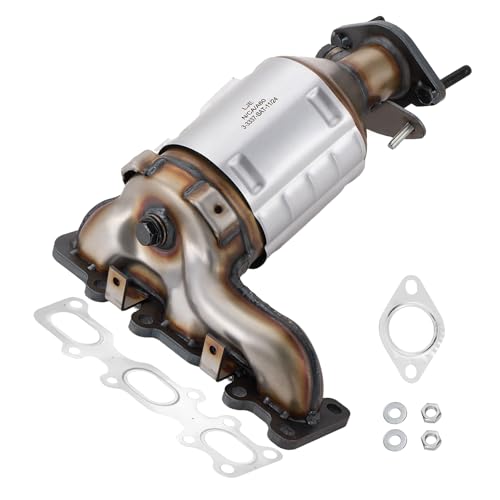 BDFHYK Front Left Exhaust Manifold Catalytic Converter with Gasket Kit Compatible with Ford Explorer 13-19, Flex 13-19, Compatible with Lincoln MKS 13-16, V6 3.5L, EPA Compliant, Replace 641478 - Image 1
