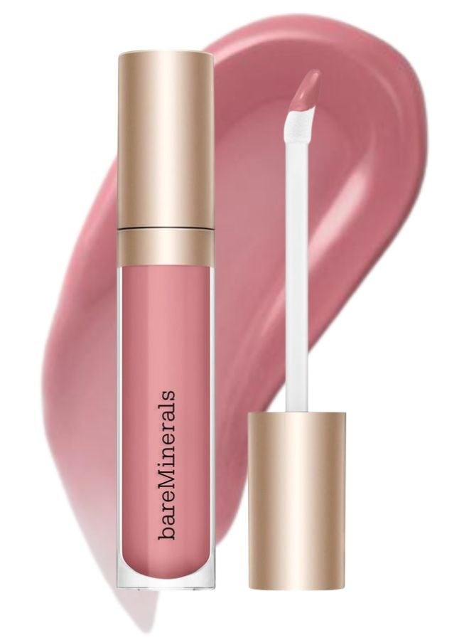 bareMinerals Mineralist Lip Gloss-Balm – Heart | Hydrating Sheer Lip Gloss-Balm with Cold-Pressed Fruit Oils, Vegan Non-Sticky High-Shine Lip Gloss – 4 ml - Image 1