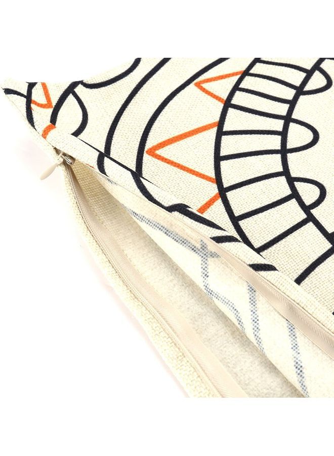 NIBEMINENT Simple Printed Cushion Cover Multicolour - Image 3