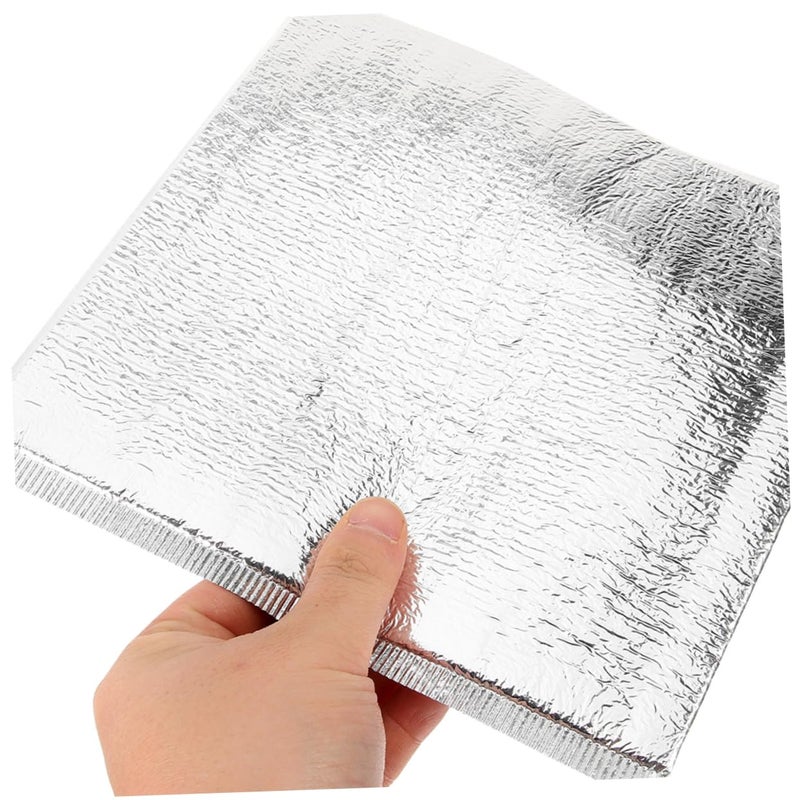 50pcs Aluminum Foil Insulated Bags for Cold Food Storage Thermal Mailers Shipping - Image 4