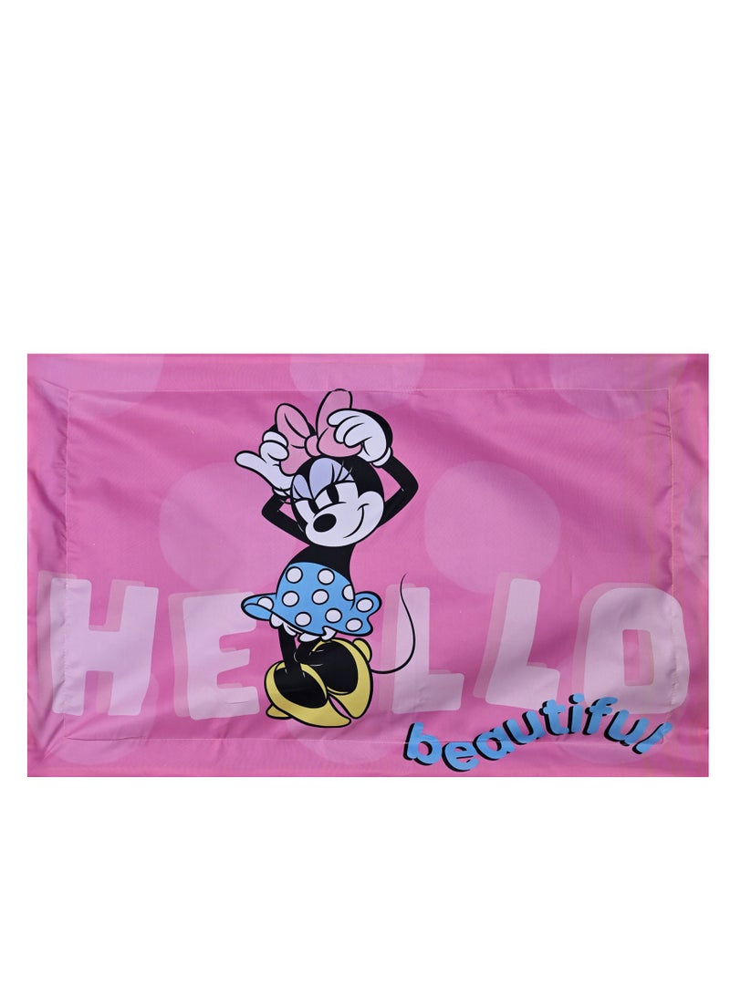 Minnie Mouse 5-in-1 Comforter Se, Brushed Microfiber with Polyester Shell  – Pink - Image 3