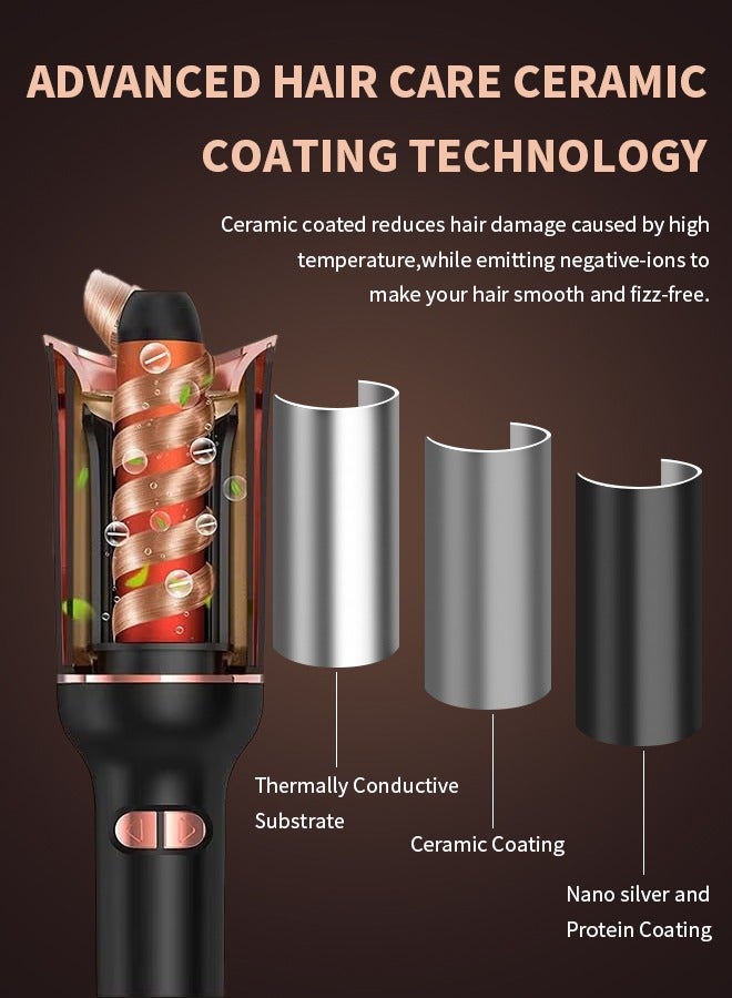 Generic Automatic Curling Iron For Long Hair Black  - Image 5