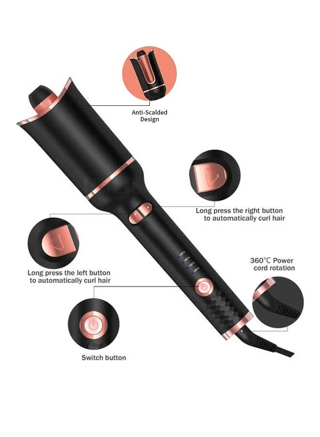 Generic Automatic Curling Iron For Long Hair Black  - Image 3