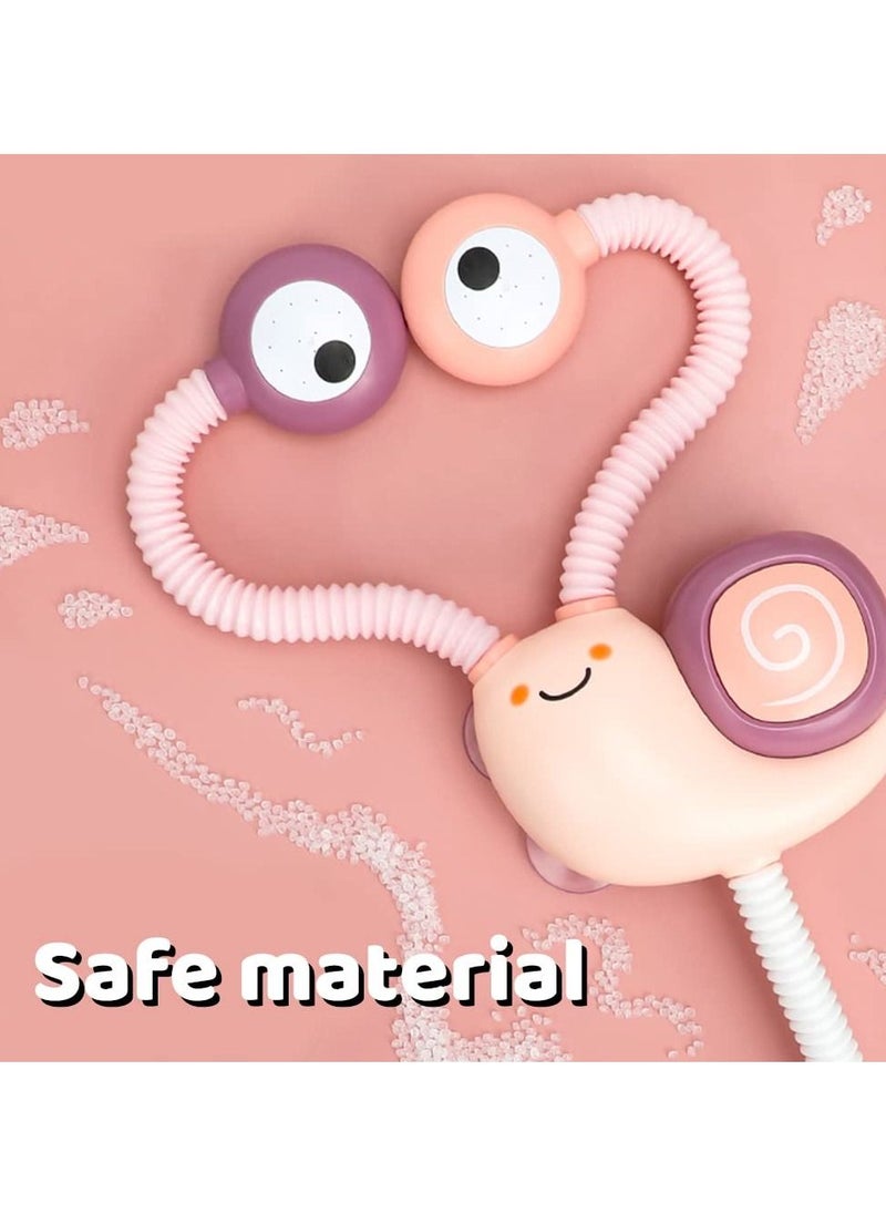 MIXDE - Bath Toys for Baby Toddlers,Upgrade Electric Shower Baby Bath Toys Double Sprinkler Bathtub Tub Water Toys for Kids Preschool Child 18 Months and up - Image 1