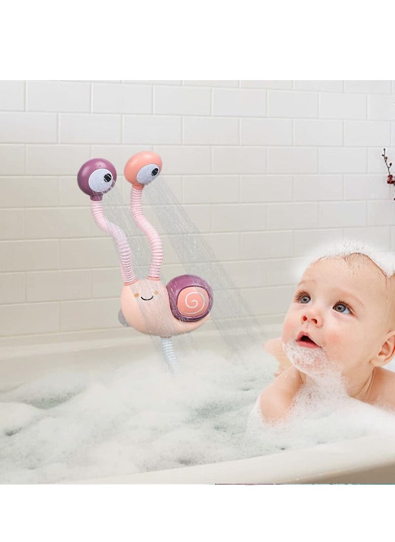 MIXDE - Bath Toys for Baby Toddlers,Upgrade Electric Shower Baby Bath Toys Double Sprinkler Bathtub Tub Water Toys for Kids Preschool Child 18 Months and up - Image 1