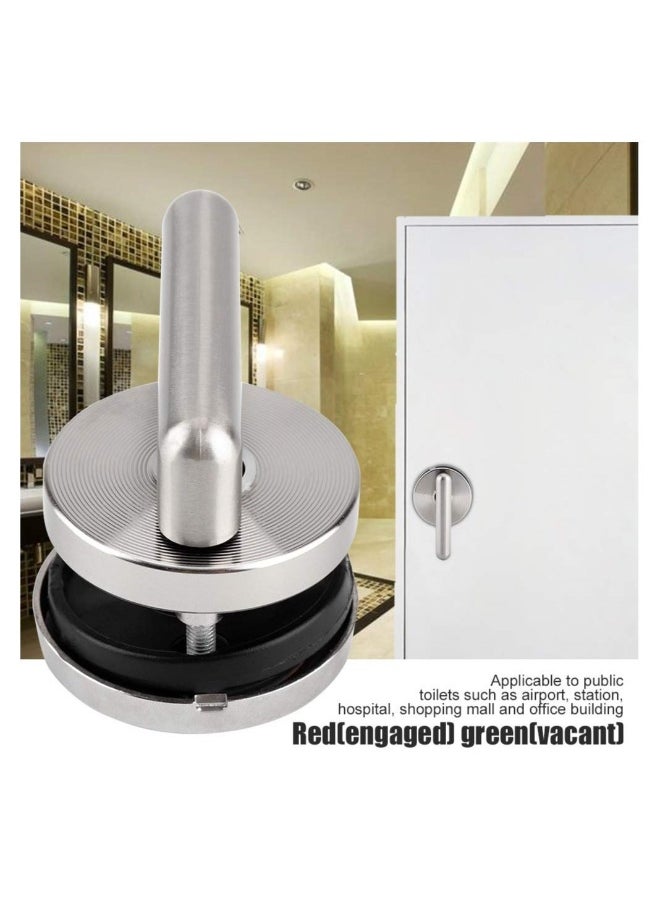 Generic - Privacy Indicator Lock, Indicator Door Lock, Zinc Alloy Rotating Privacy Door Bolt Latch with Vacant Engaged Indicating for Public Toilet Restroom Bathroom Dressing Room - Image 1
