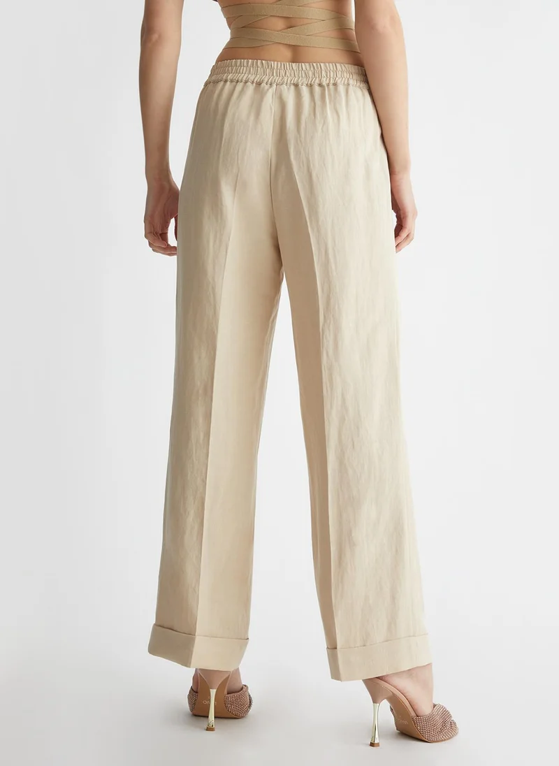 Liu Jo Linen blend trousers