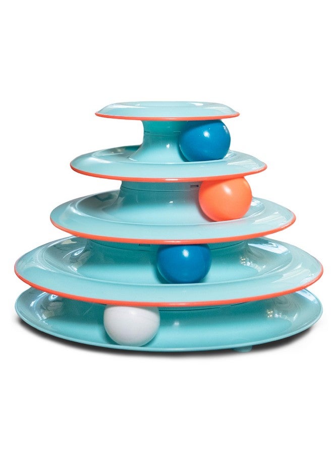 Catstages Chase Meowtain Interactive 4-Tier Cat Track Toy - Image 1