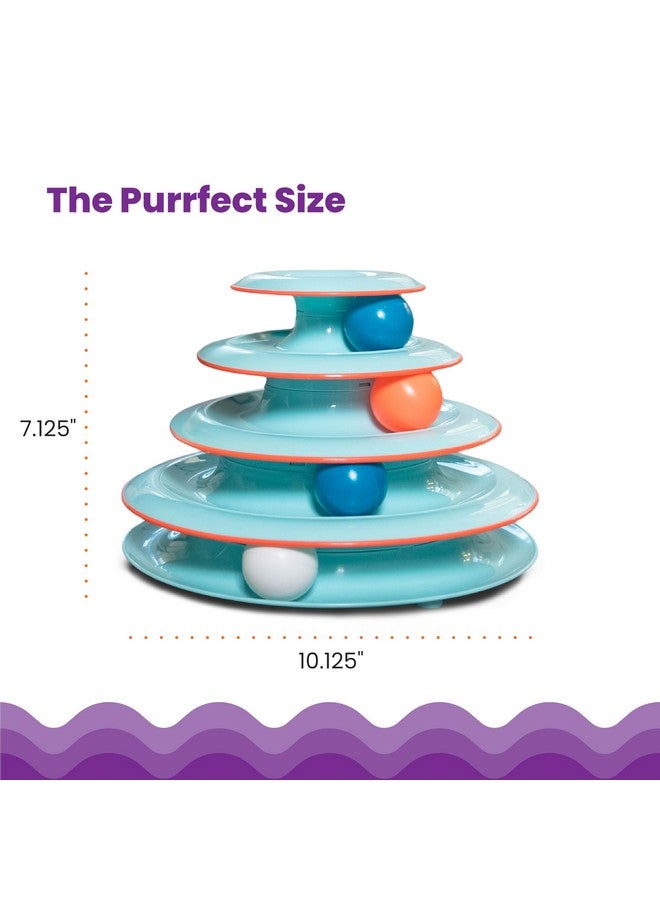 Catstages Chase Meowtain Interactive 4-Tier Cat Track Toy - Image 5