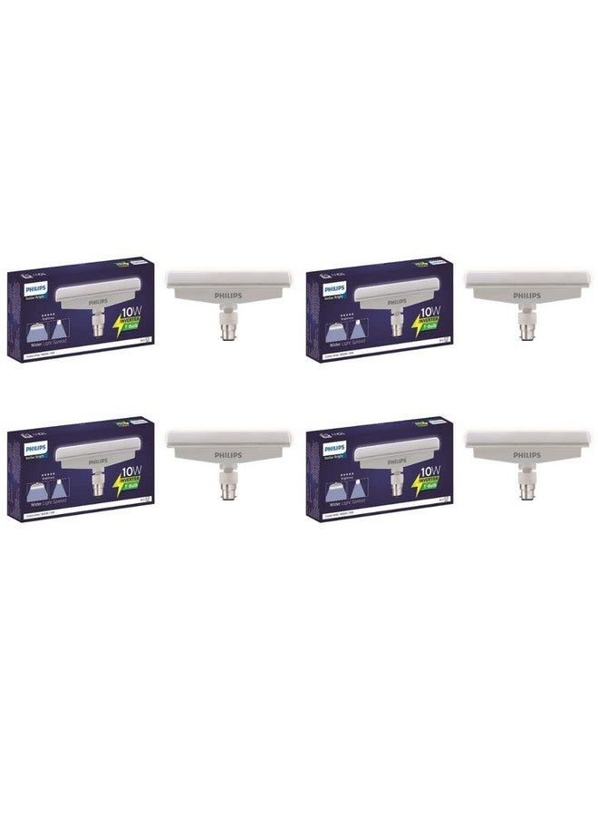 Philips مصباح LED طوارئ Philips Stellar Bright 10W B22، أضواء طوارئ للمنزل، ضوء نهاري بارد، عبوة من 4 - Image 1