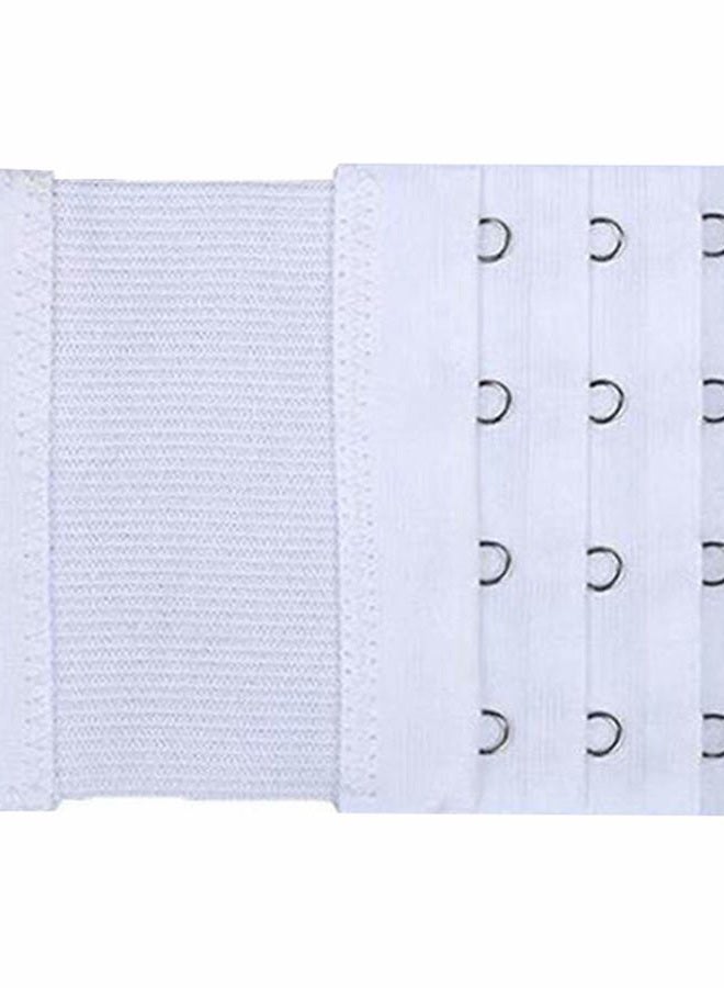 KTOBTEL Women Bra Extender 4 Hooks 3 Rows Elastic Bra Band Hook Strap Extensions 4 Pack, Multicoloured, M - Image 3