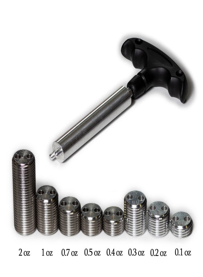 Superbilliards Weight Kit for Predator Pool Billiard Cues: 8 Weight Bolts + Tool with Detachable Handle - Image 3