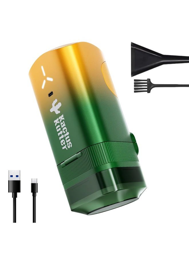 KactusKutter K2 Pro Electric Kitchen Grinder Automatic 3g Portable Spice Mill, Battery Powered Rechargeable Grinder For Kitchen Grinding up to 3 Grams - Gradient Green - Image 1