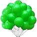 Jonhamwelbor Green Balloons 100 Pack 12 inches Latex Helium Balloons Birthday Party Decorations With Green Ribbon - Image 4