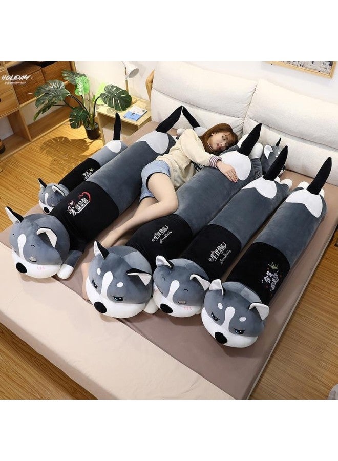 Hugging Giant Dolls, Large Legged Boys, Bed Pillows, Girls Sleeping, Hugging Men-Specification:Approximately 80cm Cm Long [independent Inner Tank Is Removable And Washable]-Color:Round Eyes-happy Every Day - Image 4