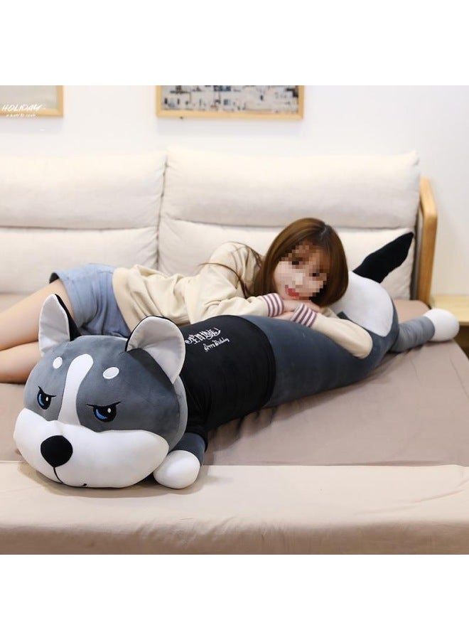 Hugging Giant Dolls, Large Legged Boys, Bed Pillows, Girls Sleeping, Hugging Men-Specification:Approximately 80cm Cm Long [independent Inner Tank Is Removable And Washable]-Color:Round Eyes-happy Every Day - Image 5