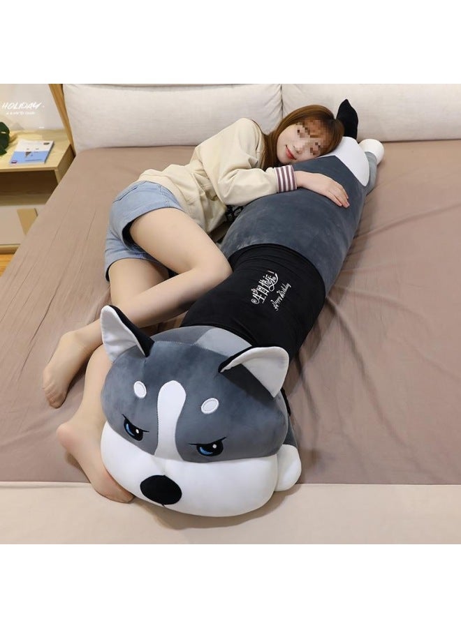 Hugging Giant Dolls, Large Legged Boys, Bed Pillows, Girls Sleeping, Hugging Men-Specification:Approximately 80cm Cm Long [independent Inner Tank Is Removable And Washable]-Color:Round Eyes-happy Every Day - Image 3
