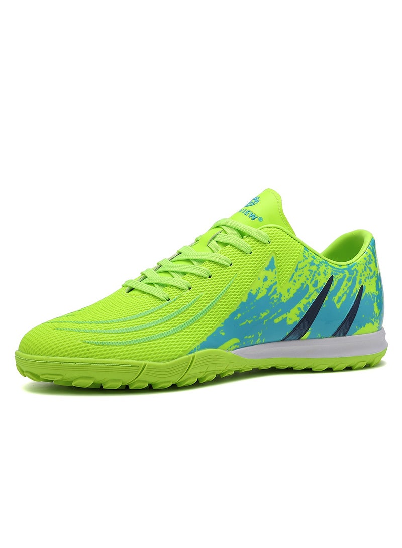 سكاي فيو أحذية كرة قدم للبالغين خفيفة الوزن ذات لونين متينة رياضية مع نعل خارجي مطاطي، نعل IN/IC للرجال والنساء، للاستخدام الداخلي والخارجي - Image 1