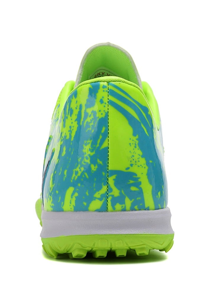 سكاي فيو أحذية كرة قدم للبالغين خفيفة الوزن ذات لونين متينة رياضية مع نعل خارجي مطاطي، نعل IN/IC للرجال والنساء، للاستخدام الداخلي والخارجي - Image 4