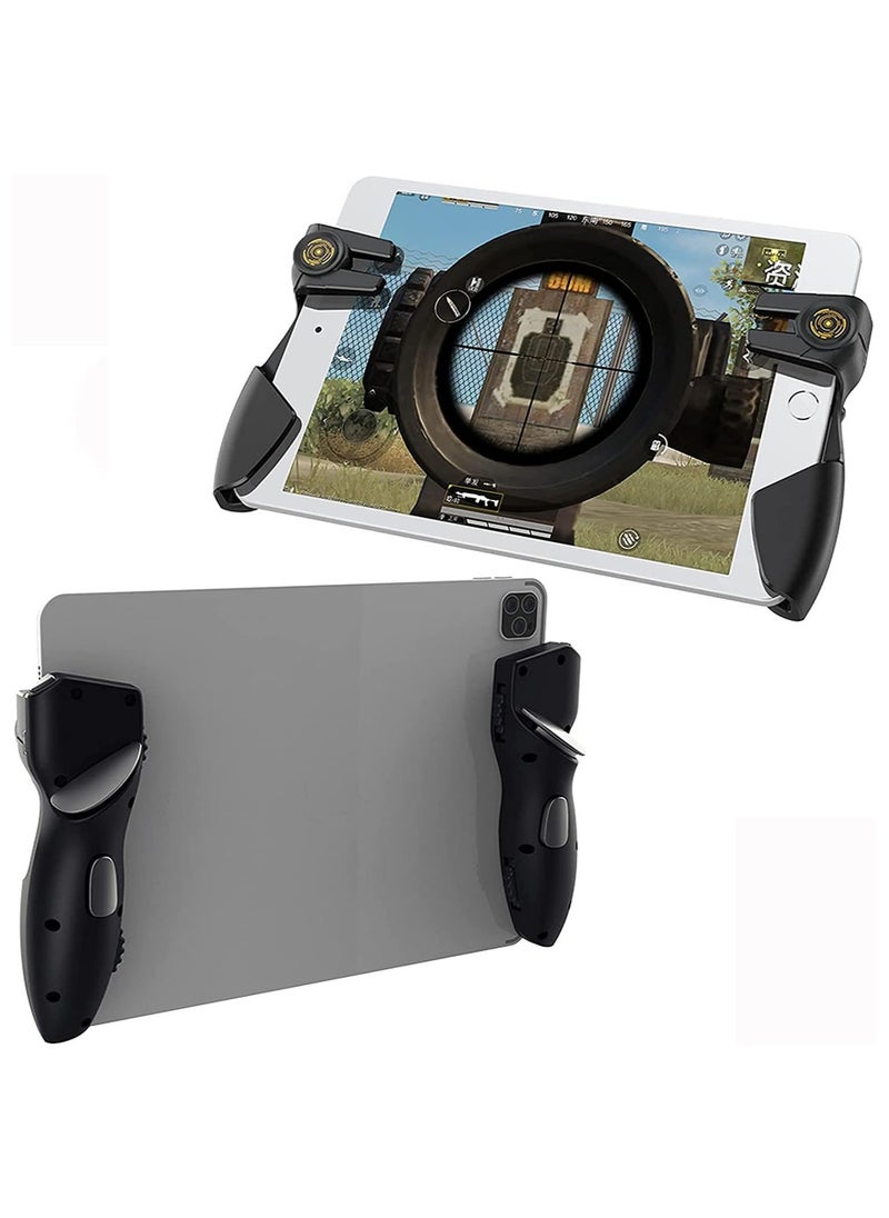 Generic - Tablet Game Joystick Trigger Handle 6 Finger L1R1 Shooter Fire Aim on Controller Fits for iPad Android Tablet PUBG Game Accessories - Image 1