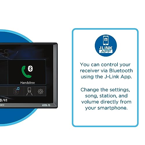 Jensen CMR270 7-inch LED Digital Media Touch Screen Double DIN Car Stereo Radio | Push to Talk Assistant | Backup Camera Input | Bluetooth | USB Fast Charging | microSD | No CD/DVD - Image 5