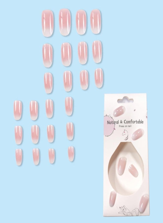 Obtheleg Press On Nails for Women Fake Nails 24 Pcs Nail Extension kit Stick On Nails with Nail Stickers - Image 2