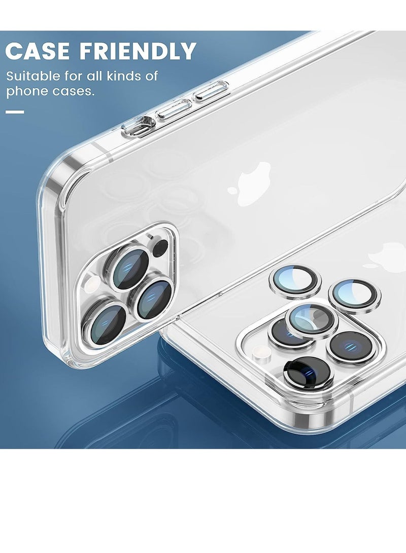 iPhone 14 Pro 6.1 inch /14 Pro Max 6.7 inch Camera Lens Protector, Set with Diamonds Bling Camera Cover Tempered Glass - Image 4