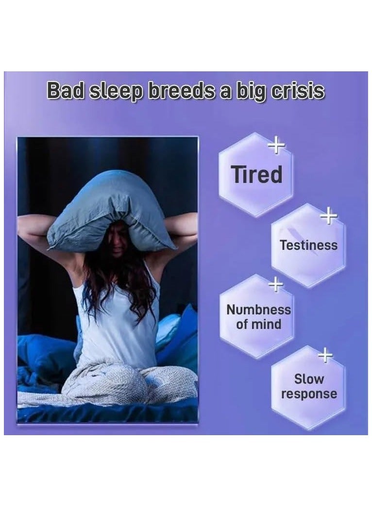 60ml Aromatherapy Deep Sleep Improve Sleeping Spray Essential Lavender Relieve Fatigue Anxiety Help Relax Body Fall Asleep Mist - Image 3