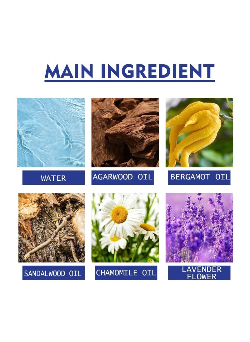 60ml Aromatherapy Deep Sleep Improve Sleeping Spray Essential Lavender Relieve Fatigue Anxiety Help Relax Body Fall Asleep Mist - Image 4