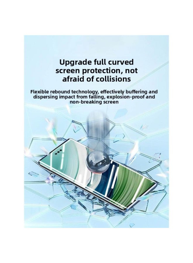 For Huawei Mate60Pro Mobile Phone Film 40mete50 Hydraulic 30P50P40P30 Glory 90/80 Tempered P-Color:Blue Light Hydrogel Film, Full Screen Without Warping, Fingerprint Unlocking In Seconds, 3 Pieces-Size:For Huawei P60pro  - Image 5