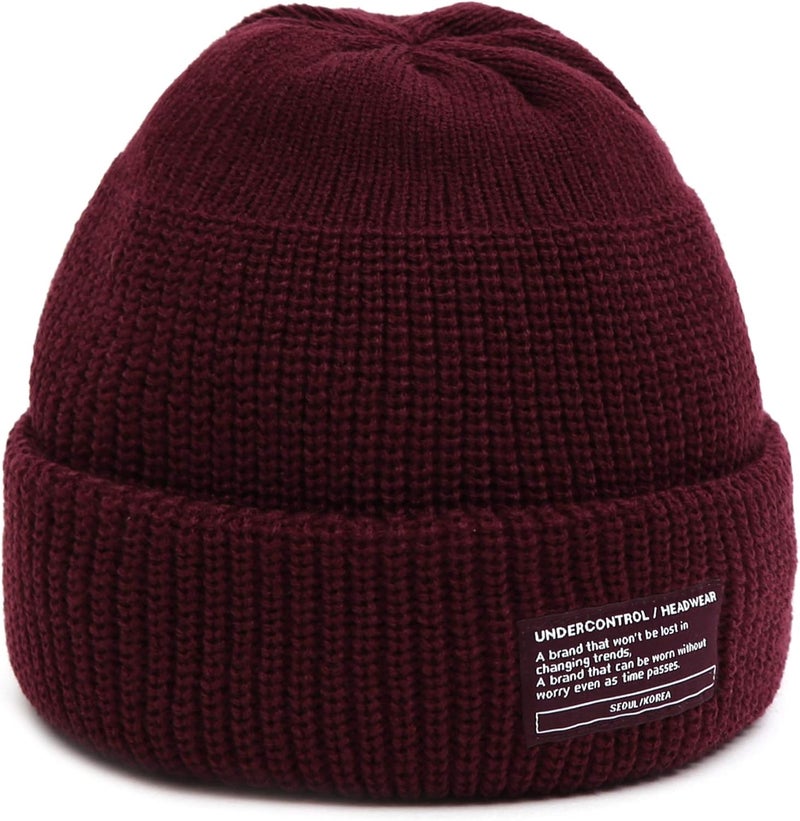 UNDERCONTROL Store Winter Trawler Fisherman Beanie Men Women Unisex Stylish Plain Docker Skull Hat Roll up Watch Cap Color Pack - Image 2