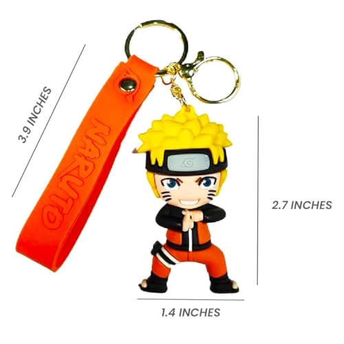 FowWelt Cartoon Keychain for Girls and Boys, Cute Keychains Accessories Keyring Key Wristlet Car Charms Backpack Key Chain (Nauto A) - Image 4