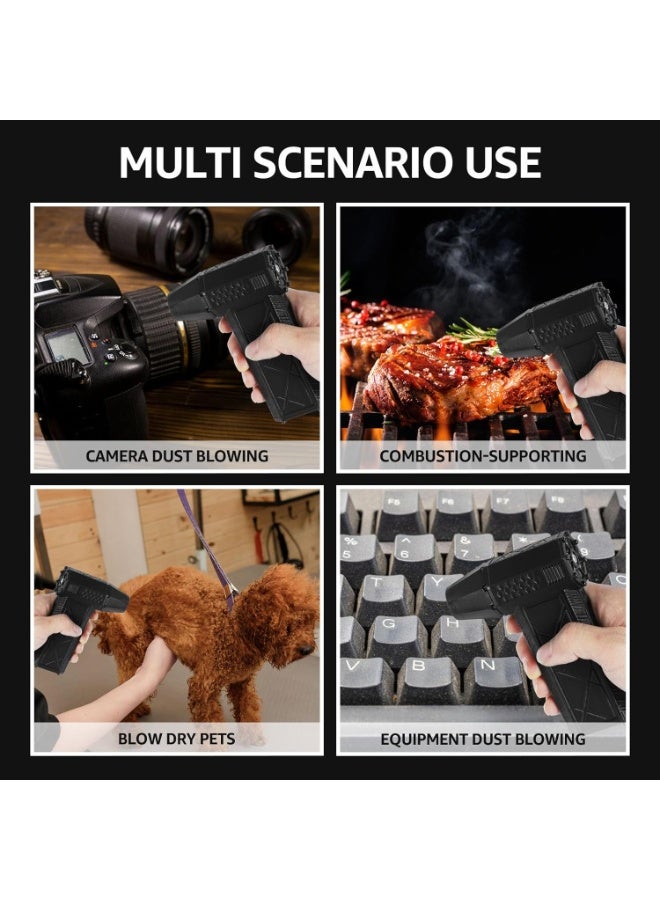 Mini Jet Blower Cordless Super Jet Fan - 130000 RPM Powerful Handheld Turbo Blower with Overheat Protection - Portable & Safe - Image 3