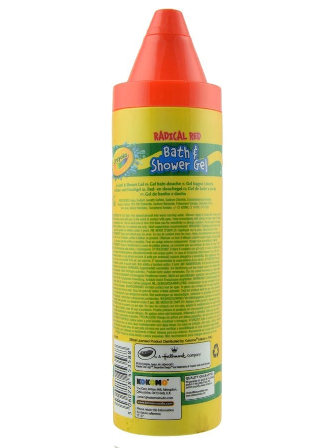 Crayola Bath and Shower Gel, 400 ml (Cherry red or Denim) - Image 3