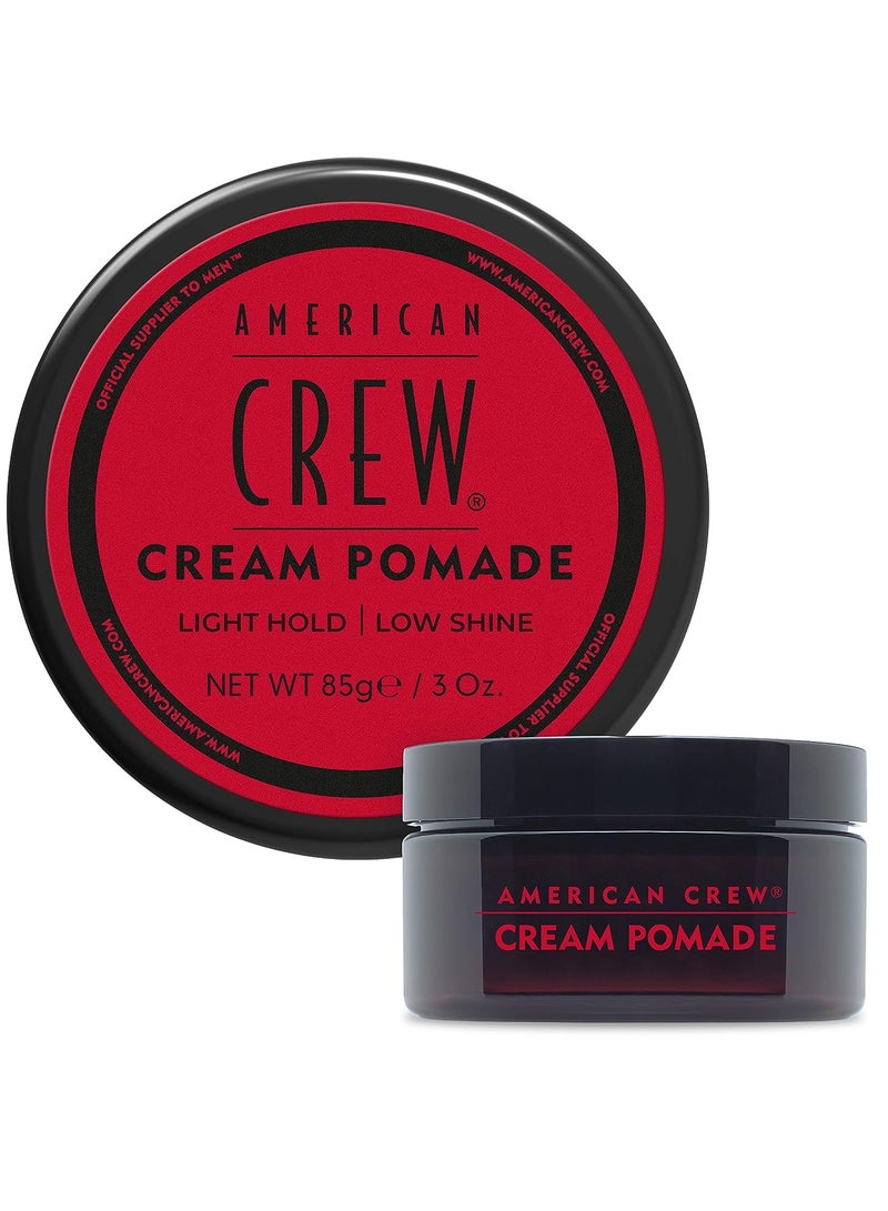 AMERICAN CREW American Crew Men's Hair Cream Pomade,Like Hair Gel with Light Hold & Low Shine 85g  - Image 1