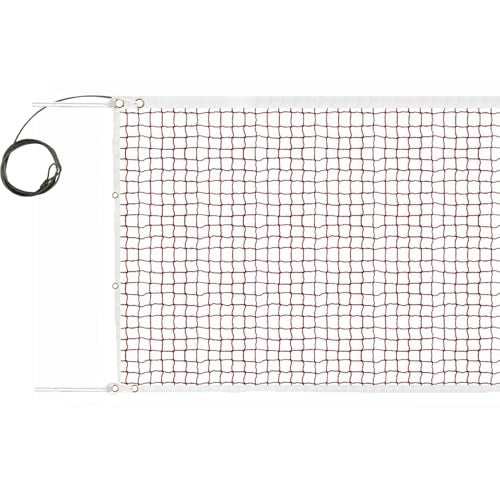 WNE Jaliwale Sports Nets Professional Badminton Net for Outdoor & Indoor Training, Practice, Tournament Net, Standard Size 20ft X 2.5ft with ss Wire (High Density Polyethylene (HDPE)) - Image 1