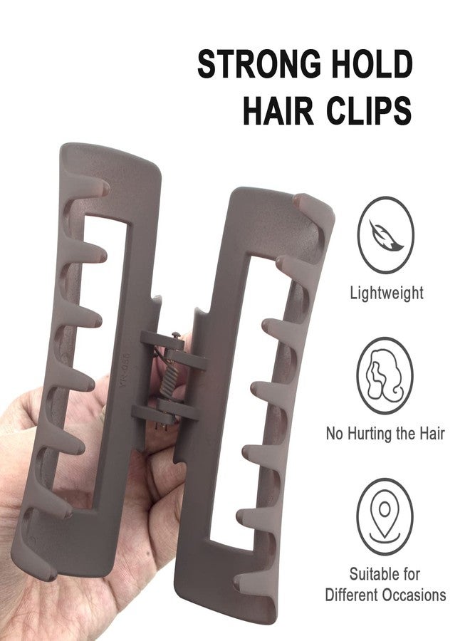 Xpandio Hair Clutcher Hair Clips For Women Fashion Acrylic Matte Finish Stylish Claw Clips Hair Accessories For Girls (Pack of 2) - Image 4
