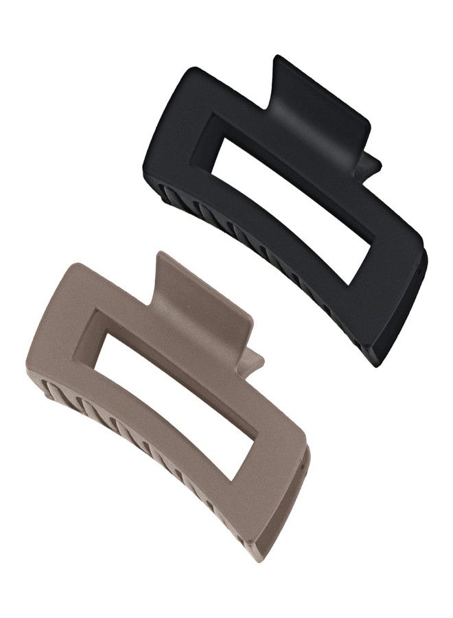 Xpandio Hair Clutcher Hair Clips For Women Fashion Acrylic Matte Finish Stylish Claw Clips Hair Accessories For Girls (Pack of 2) - Image 1