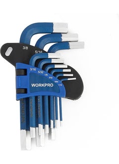 WORKPRO WP222014 9 Piece Short Cr-V Metric Professional Allen Key Set  - Image 1