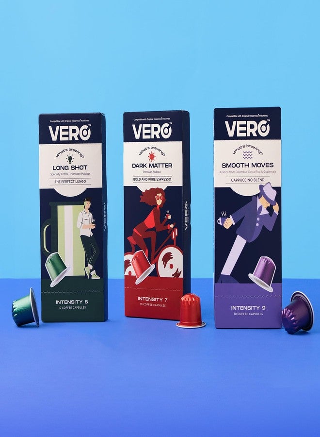 VERO Premium Coffee Pods – Assorted Variety Pack – 100% Recycled Aluminium Pods – Compatible with Original Line Coffee Machines – Curated by Cup of Excellence Judge – Made using World's Best Coffees (Pack of 30 Capsules) - Image 2