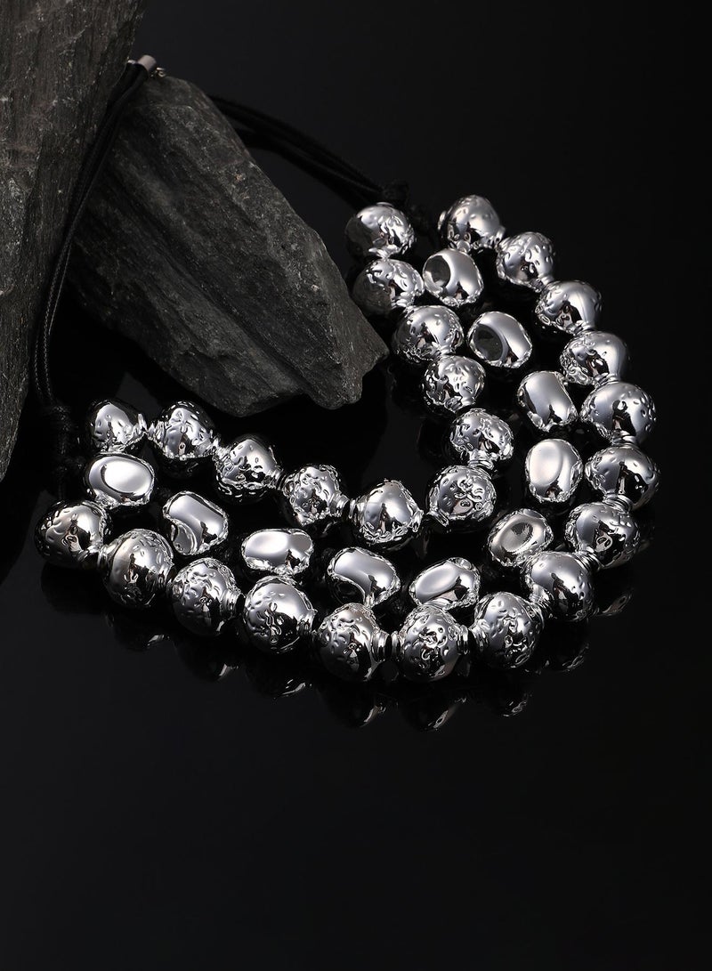 SOHI Irregular Bead Necklace - Image 1