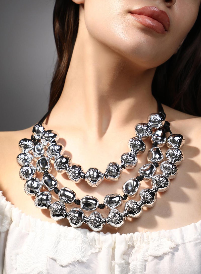 SOHI Irregular Bead Necklace - Image 2