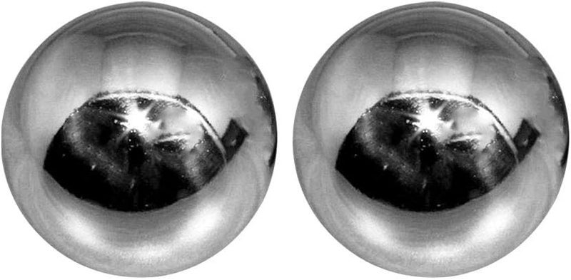 DENPETEC 2 قطع كرات باودينغ الصينية لممارسة الصحة كرات الضغط مع صندوق تأمل تدليك كرة اليد فضي القطر 149 بوصة لون الصندوق عشوائي - Image 3