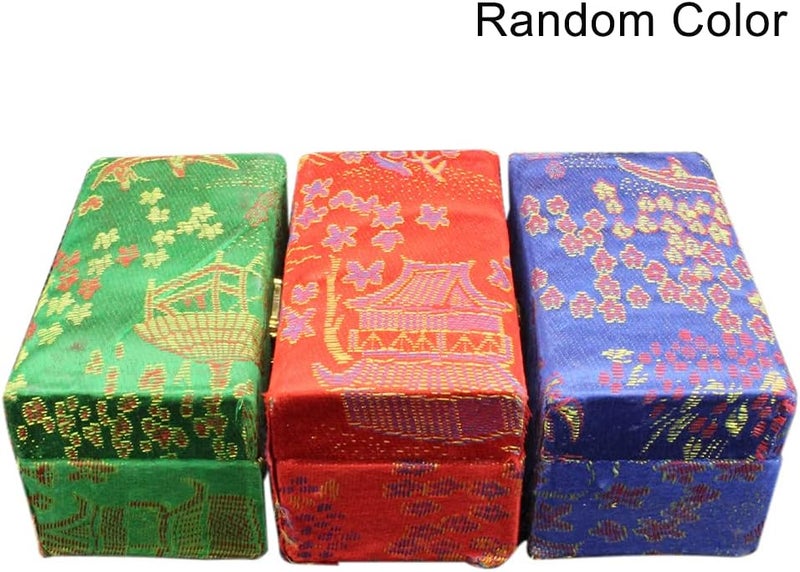 DENPETEC 2 قطع كرات باودينغ الصينية لممارسة الصحة كرات الضغط مع صندوق تأمل تدليك كرة اليد فضي القطر 149 بوصة لون الصندوق عشوائي - Image 5