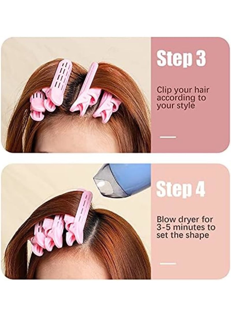 Luckam Natural Hair Volumizing Clips 10 pcs Root Clips DIY Curler Clamps Rollers Fluffy Hair Styling Tool - Image 5