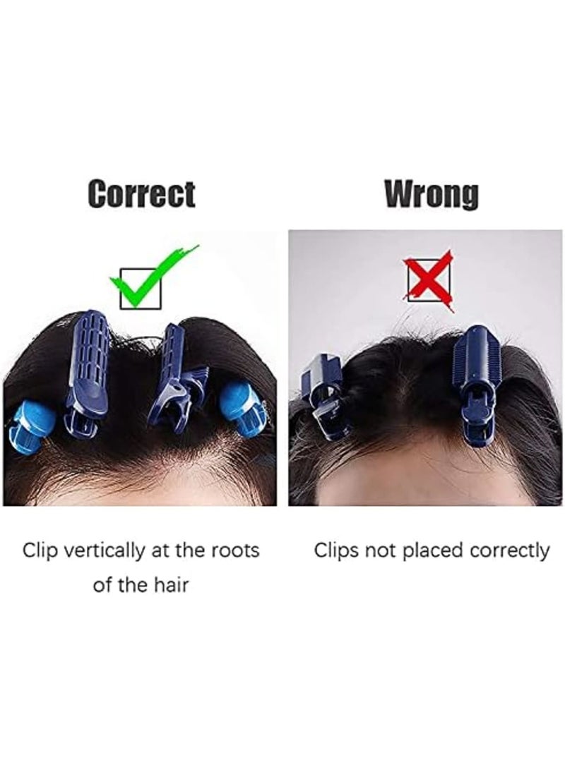 Luckam Natural Hair Volumizing Clips 10 pcs Root Clips DIY Curler Clamps Rollers Fluffy Hair Styling Tool - Image 3