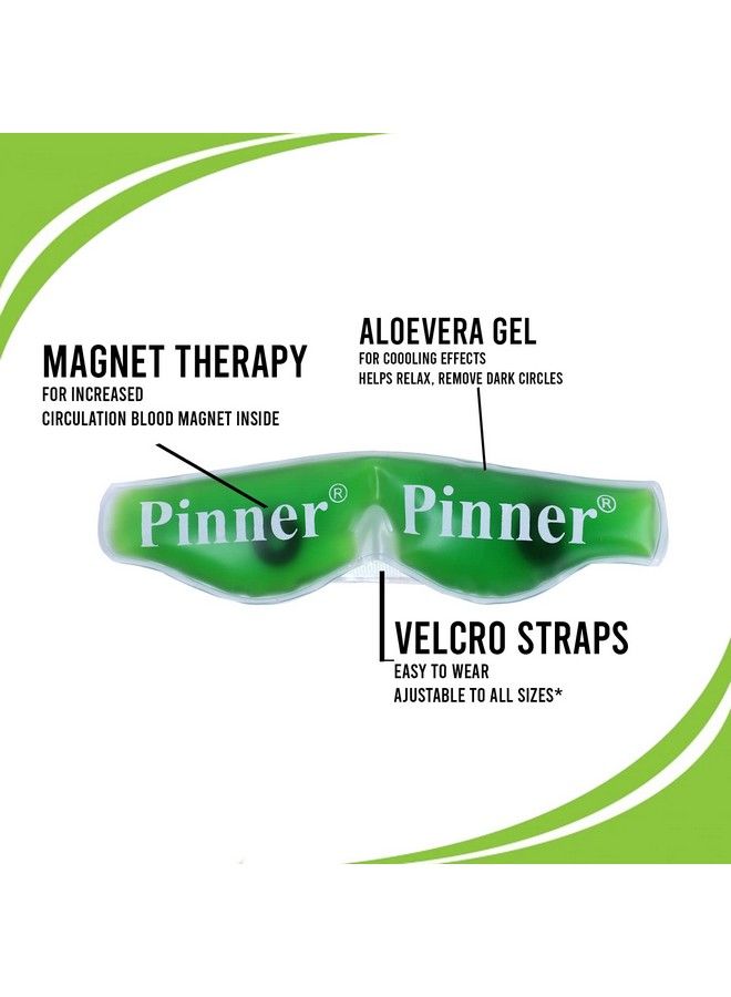 PINNER قناع عين جل مغناطيسي بارد بالصبار للاسترخاء خالي من التوتر عبوة من 2 - Image 5