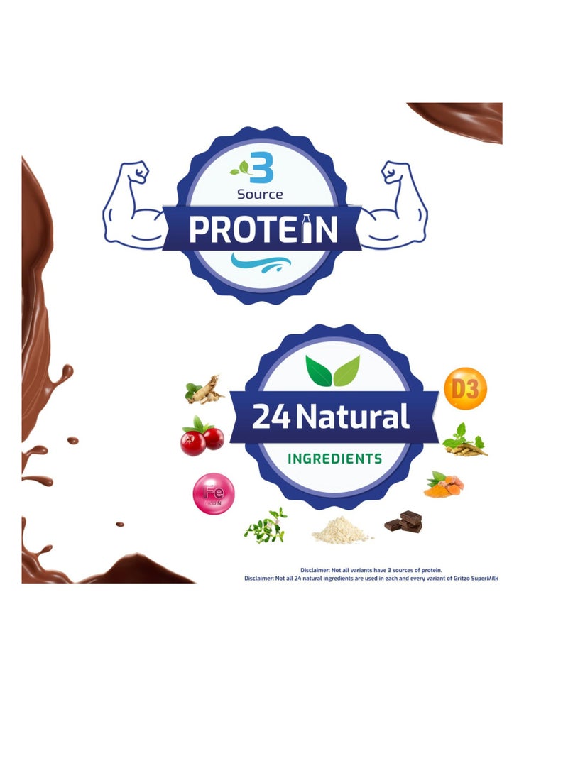 HEALTHKART - Daily Nutrition  13 Y Teen Athletes 12Gram Protein With Zero Refined Sugar Powder Double Chocolate 400Gram - Image 1