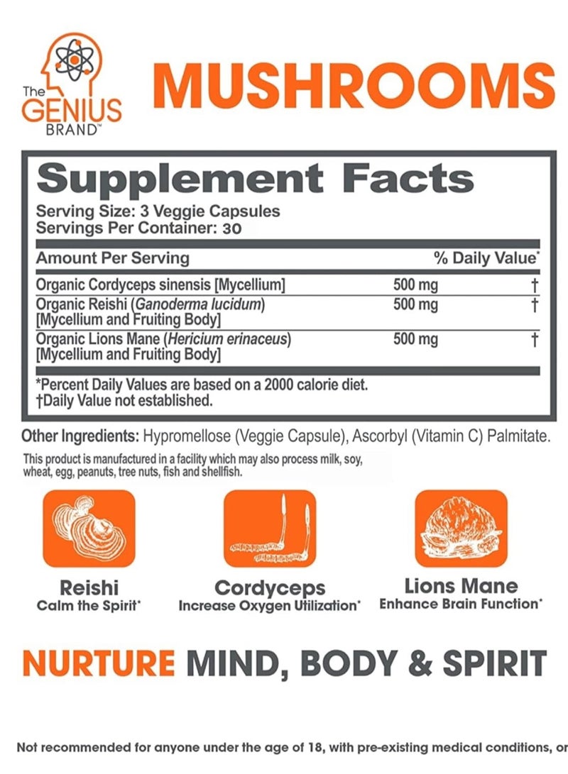 ذا جينيس براند مكمل غذائي لتنشيط الدماغ وتخفيف التوتر - Image 2