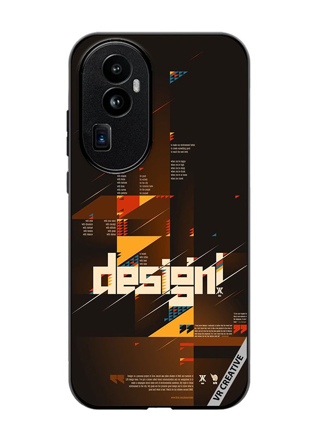 VR CREATIVE غطاء حماية لهاتف أوبو رينو 10 برو بلس بتصميم متعدد الألوان - Image 1